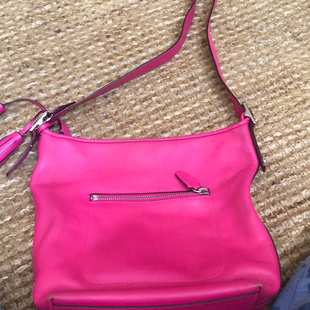 Coach leather hobo shoulder bag in pink! - Picture 5 of 5